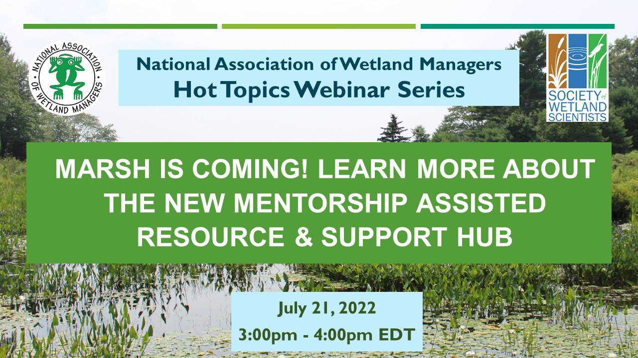 Part 1: Portia Osborne, Policy Analyst, National Association of Wetland Managers 