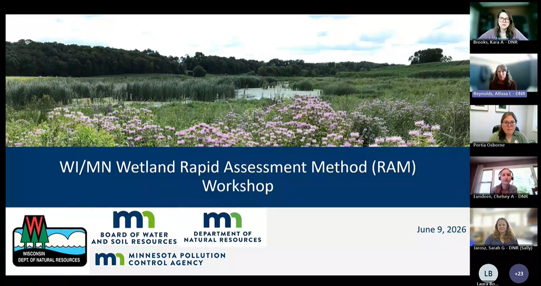 WI/MN Wetland Rapid Assessment Method (RAM) Workshop