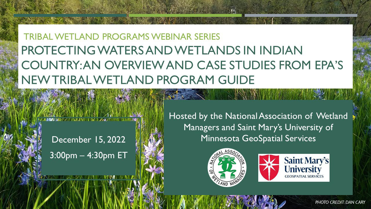 Part 1: Portia Osborne, Project Manager, National Association of Wetland Managers 