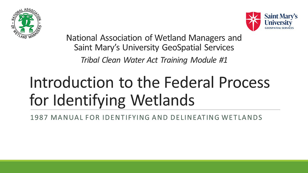 Part 1: Portia Osborne, Project Manager, National Association of Wetland Managers 