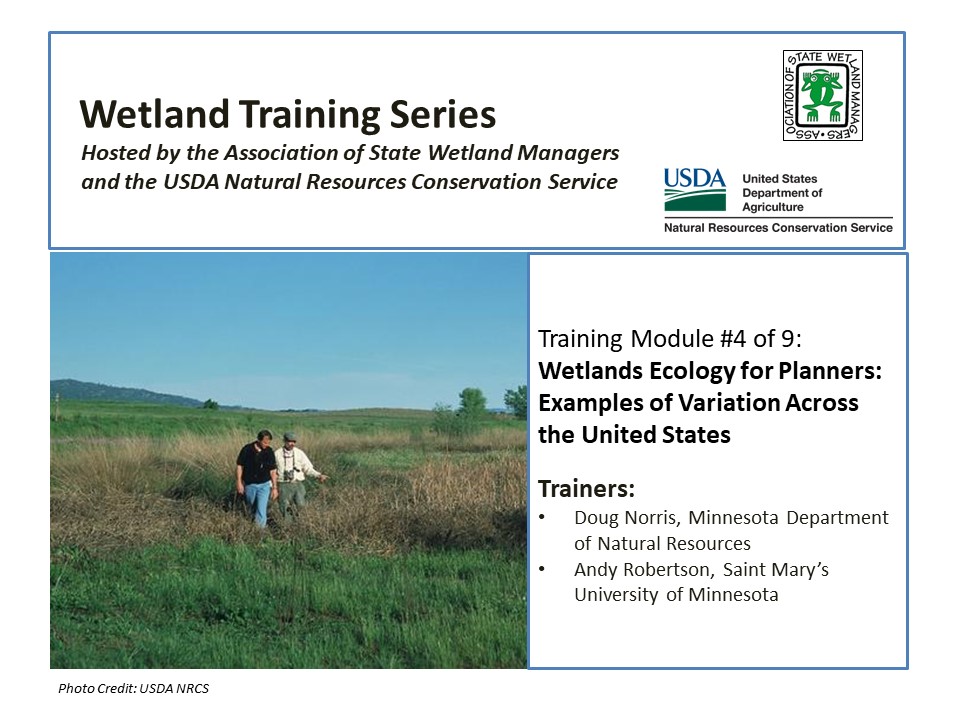 Part 4: Presenter: Greg McCarty, PhD, Research Soil Scientist, USDA