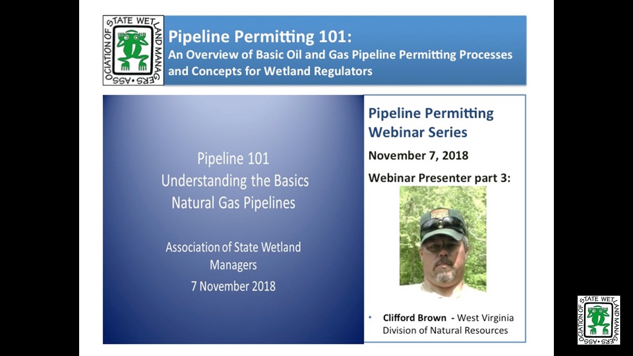 Part 3: Presenter:  Clifford Brown, West Virginia Division of Natural Resources