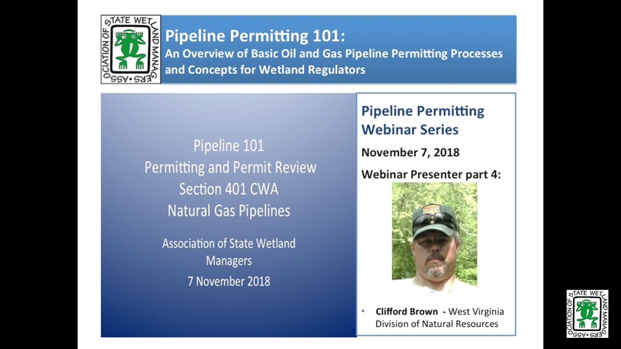 Part 4: Presenter: Clifford Brown, West Virginia Division of Natural Resources
