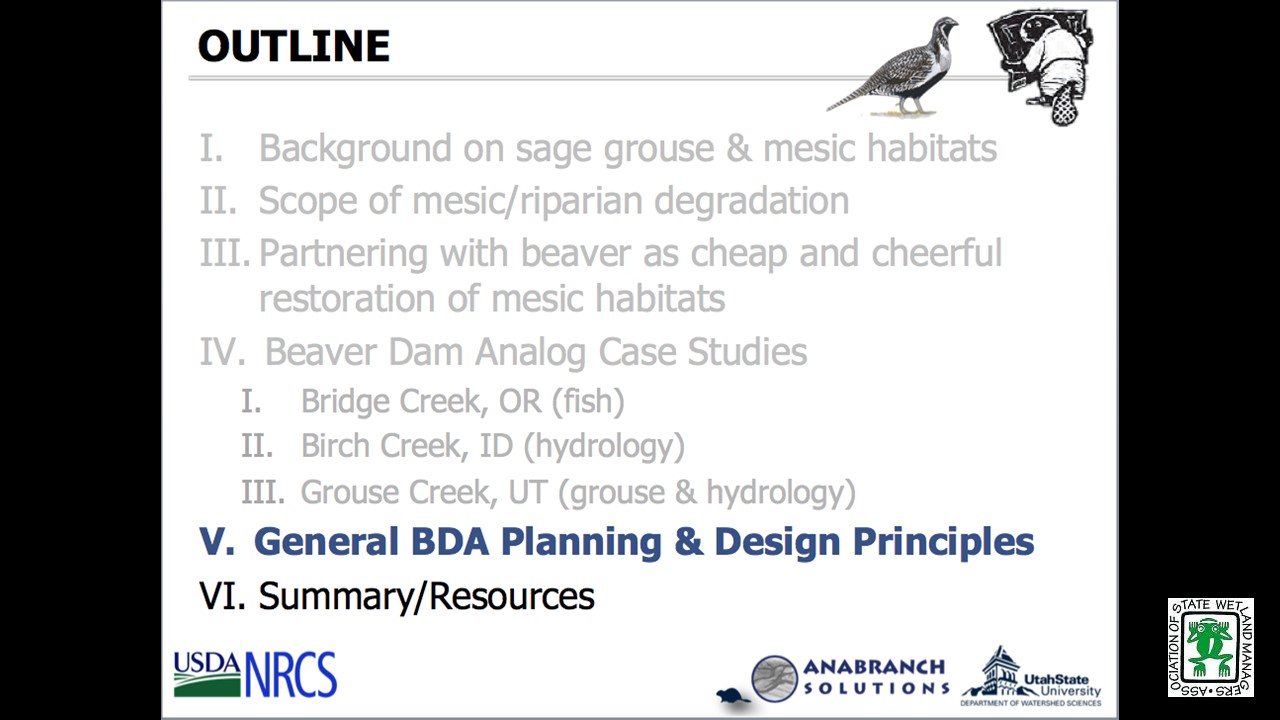 Part 5: Presenters: Jeremy Maestas, Sagebrush Ecosystem Specialist, USDA-NRCS West National Technology Support Center, Portland, OR and Dr. Joe Wheaton, Professor, Watershed Sciences Department, Utah 