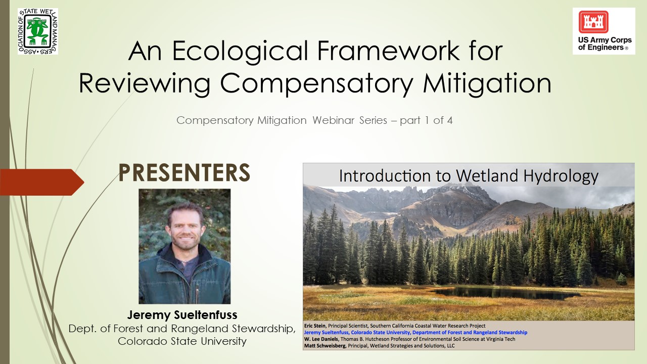 Part 1C: Presenter: Jeremy Sueltenfuss, Department of Forest and Rangeland Stewardship, Colorado State University