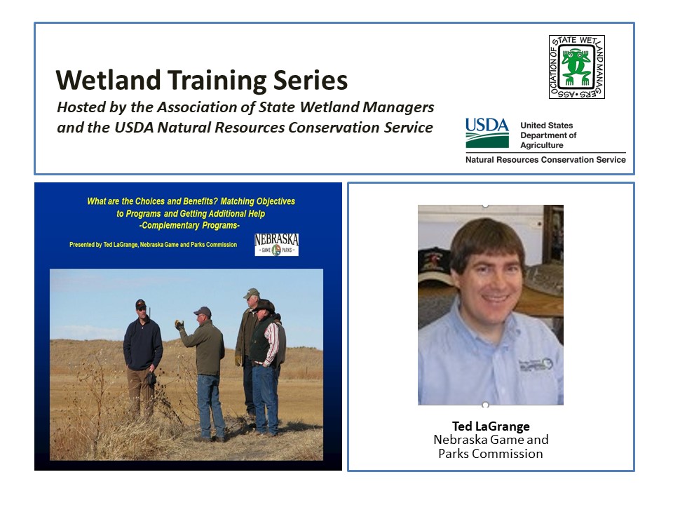 Part 8.3: Trainer: Ted LaGrange, Nebraska Game and Parks Commission