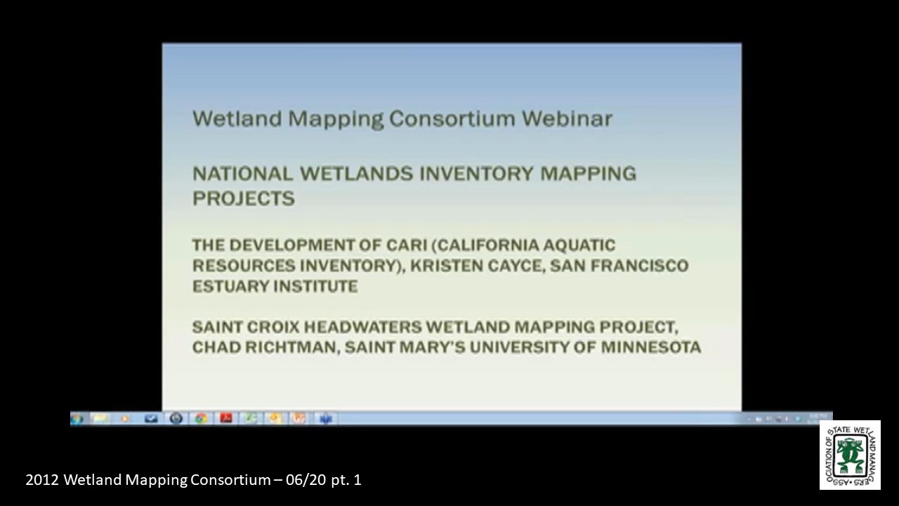 Part 1: Introduction: Jeanne Christie, Association of State Wetland Managers