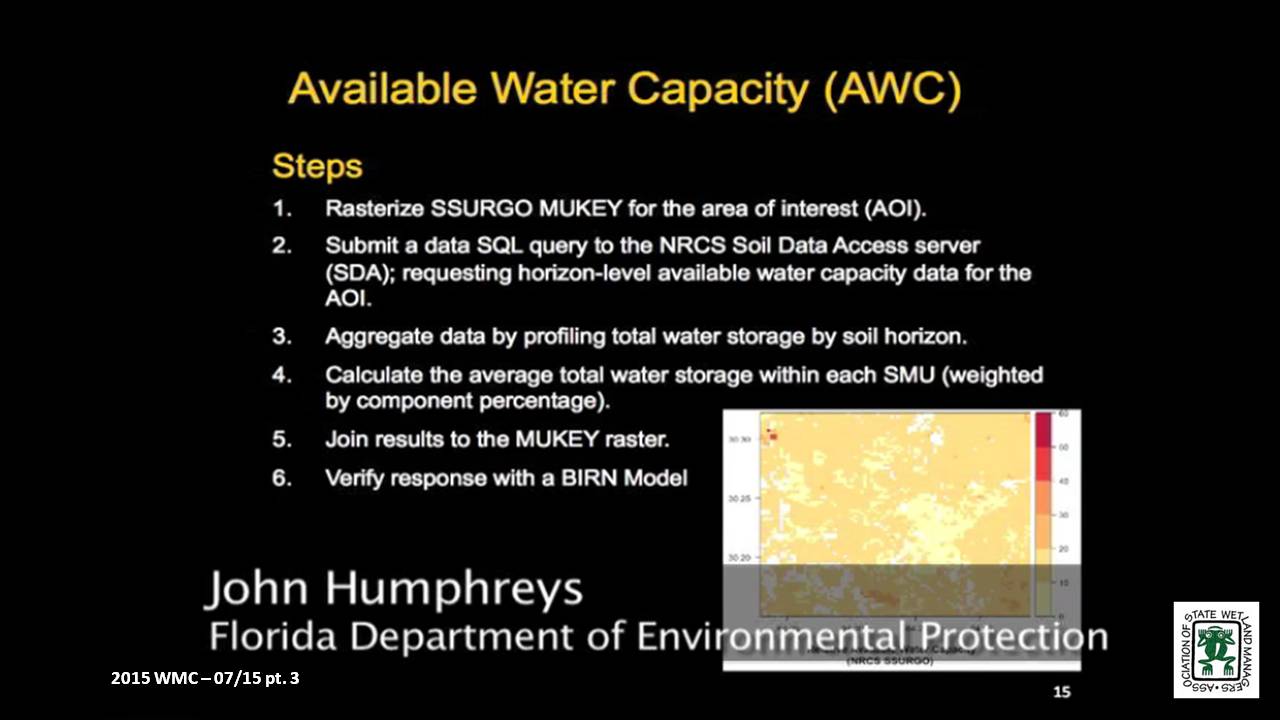 Part 3: Presenter: John Humphreys, Florida Department of Environmental Protection 