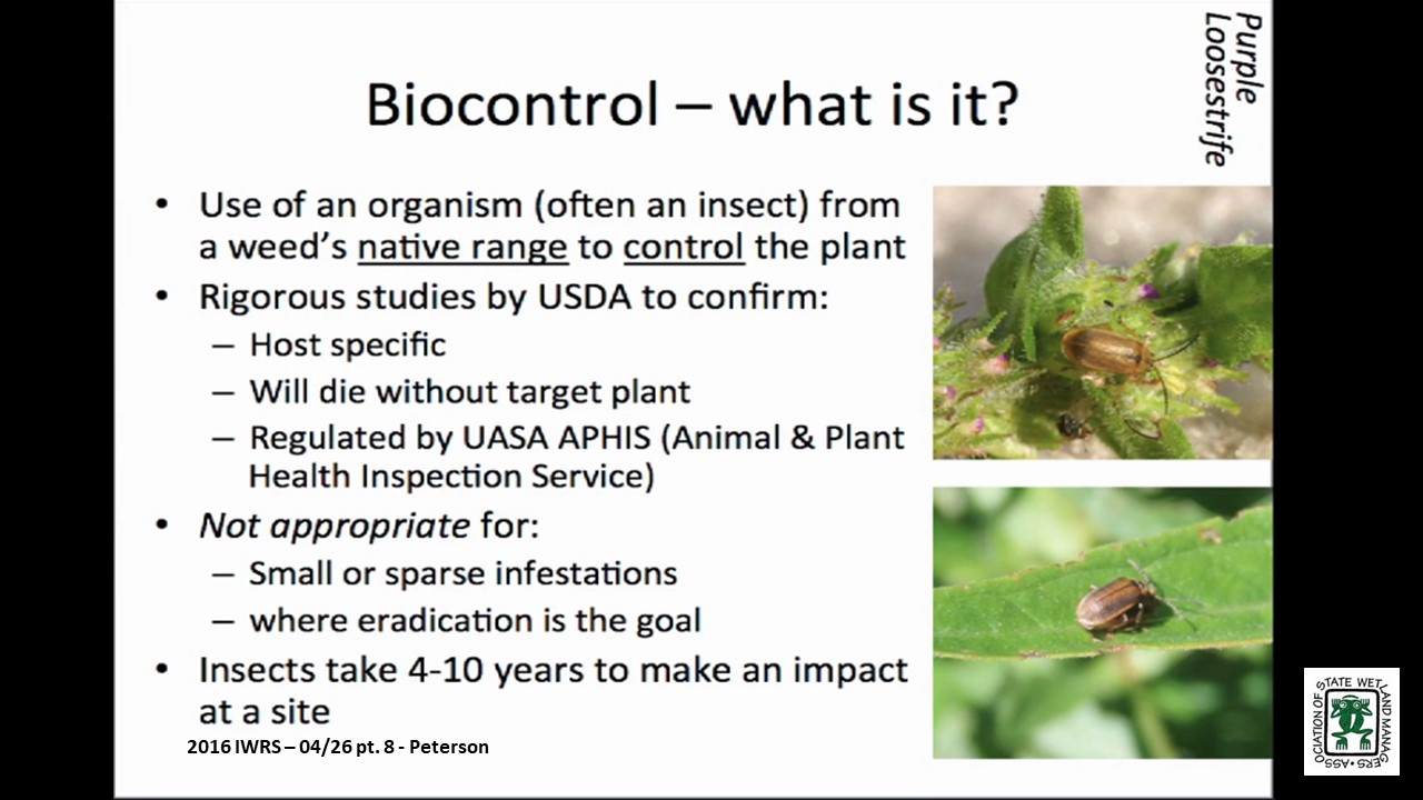 Part 8: Presenter: Ben Peterson, Aquatic Noxious Weed Specialist, King County Noxious Weed Control Program, Washington 