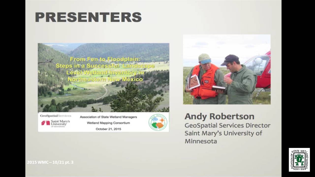 Part 3: Presenter: Andy Robertson, Saint Mary's University