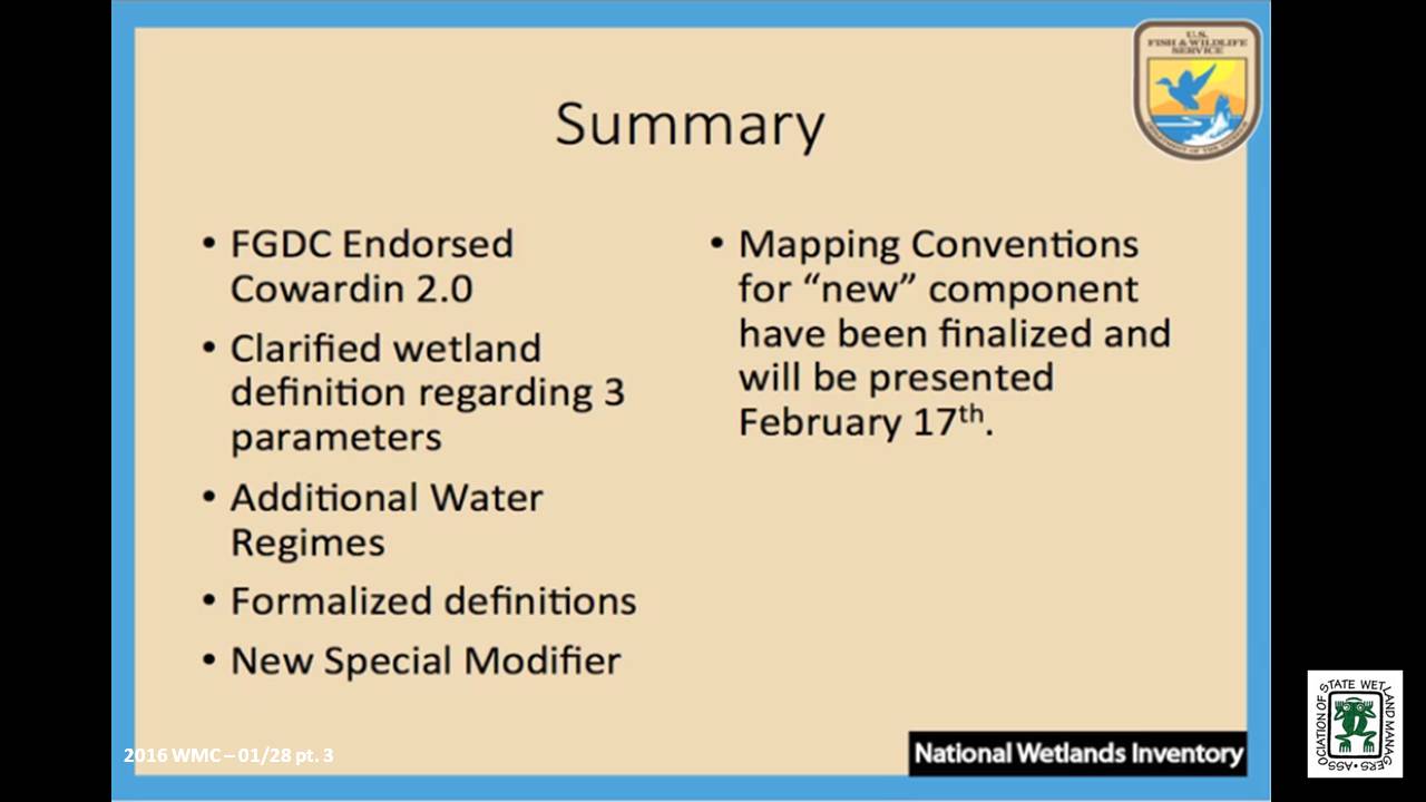 Part 3: Presenter: Rusty Griffin, U.S. Fish and Wildlife Service's, National Standards and Support Team