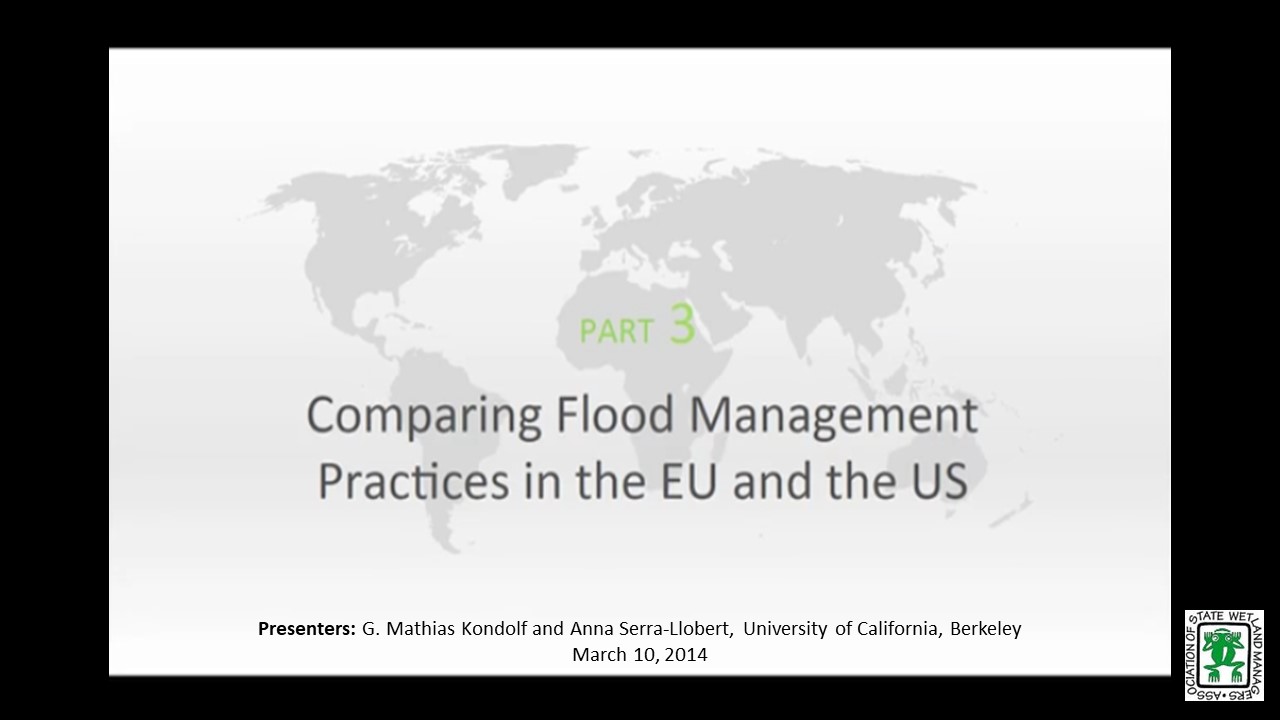 Part 3: Presenter: Anna Serra-Llobet, Visiting Scholar Institute of Urban and Regional Development, University of California, Berkeley