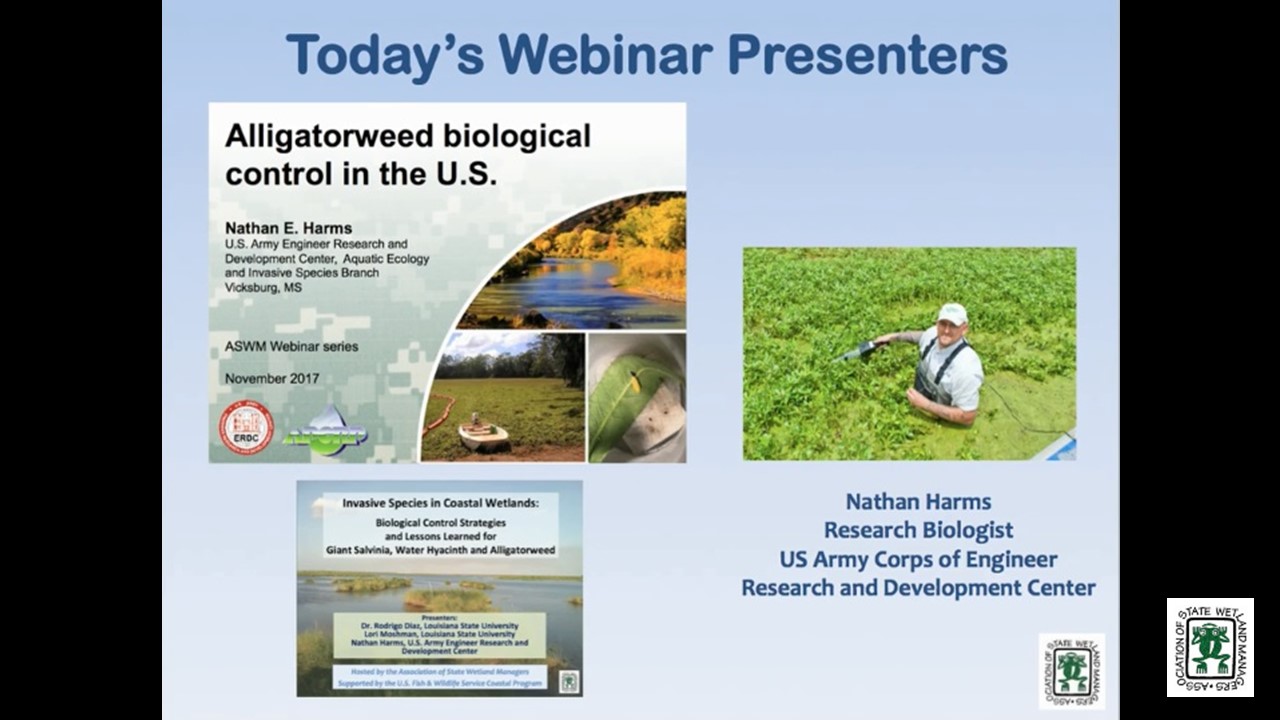 Part 4: Presenter: Nathan Harms, Research Biologist, U.S. Army Engineer Research and Development Center 