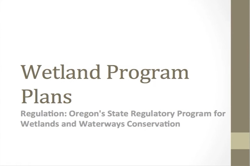 Part 1: Introduction: Jeanne Christie, Association of  State Wetland Managers 