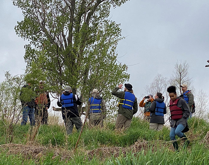 Field trip along the Missouri River